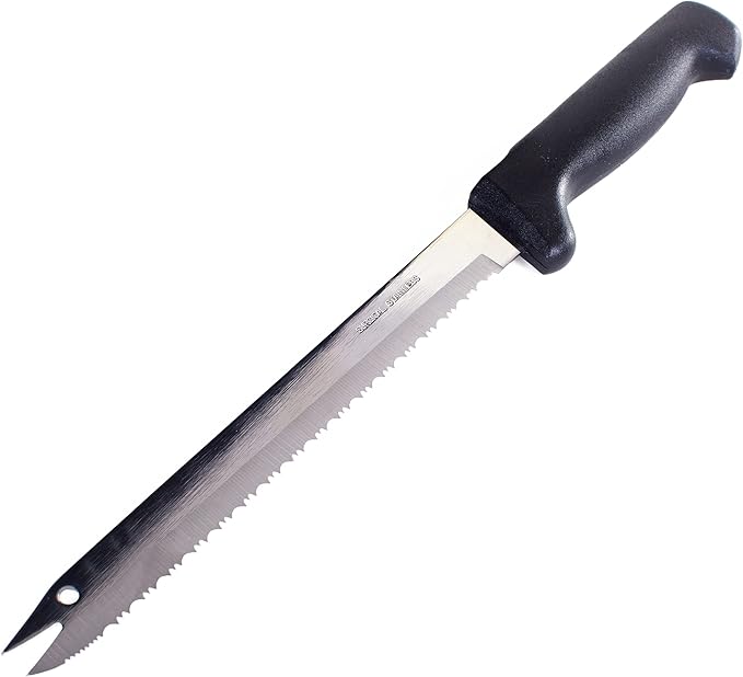Carving Bread Knife 8 Ultra Sharp Surgical Stainless Steel Serrated All Purpose Kitchen Knife Never Needs Sharpening - As Seen on TV and Live Demonstration
