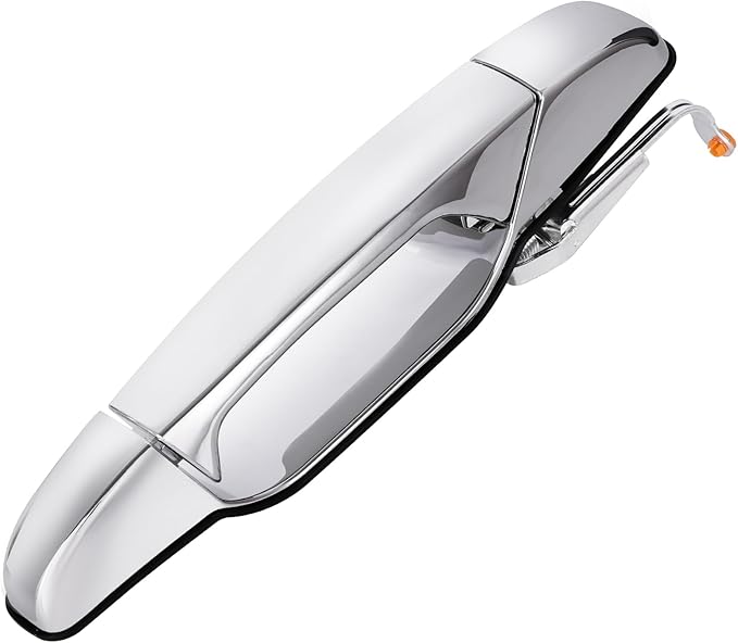 Exterior Chrome Door Handle Rear Right Passenger Side Replacement for 2007-2013 Chevy Avalanche Silverado Suburban Tahoe,GMC Sierra Yukon XL,Cadillac Escalade ESV Replace 15915660,80547,22738726