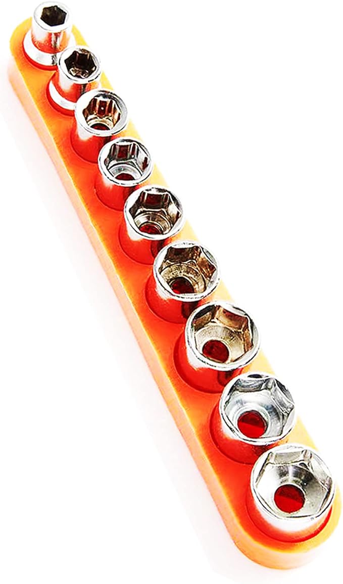 14 Socket Set Metric Socket Set, Standard Hex Drive Socket Set 9 PCS Impact Driver Socket Set