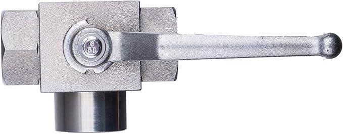 Taixin 3way Hydraulic Ball Valve 34 inch NPT Female Hydraulic Valve 5800PSI KHB3K L-Bore High Pressure Ball Valve