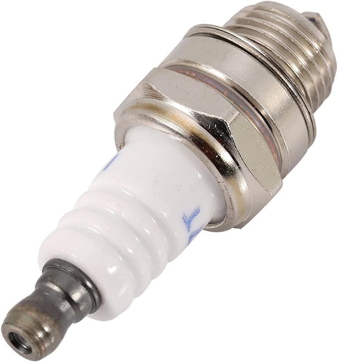 Lawn Mower Spark Plug,55 x 22mm 2 - Cycle Chainsaw Engine Spark Plug Chainsaw Lawn Mower Engine Replacement Accessory for Motors