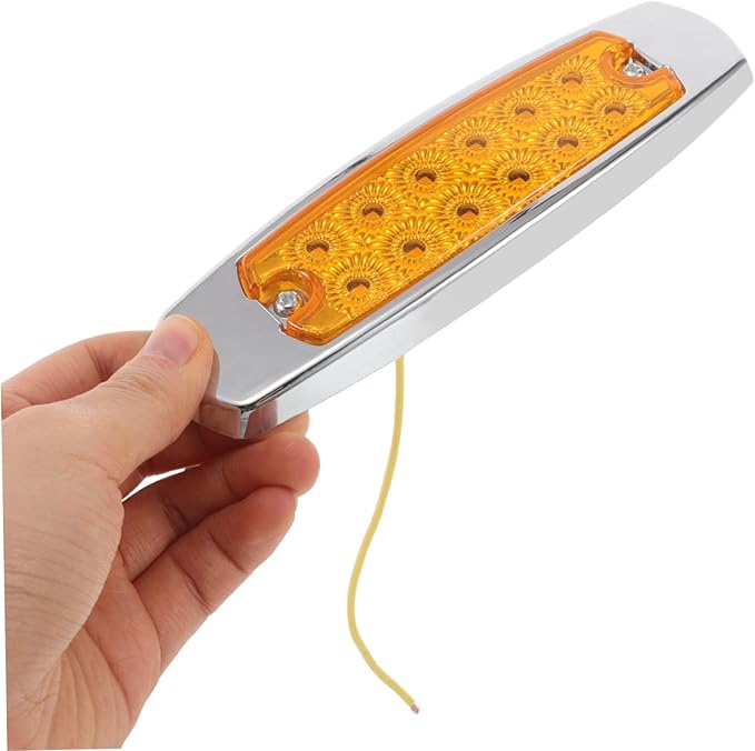 Led Trailer Turn Signals Stylish Electroplating Multi-functional for Trucks Cars