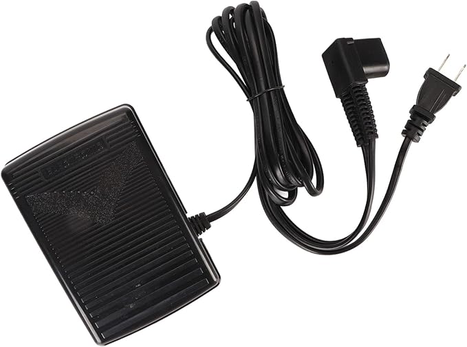 Foot Control Pedal with Power Cord Replacement Foot Pedal Sewing Machine Parts for Singer 248 250 251 252 257 8019 974 2517 2530 2543 2950 3001 3002 (110V US Plug)