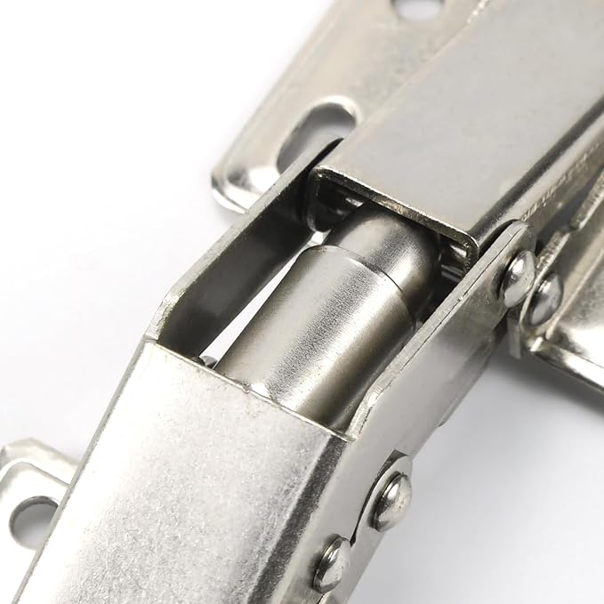 2 Pack Kitchen Cabinet Door Hinges, Concealed Cupboard Door Hinges, Surface Mount Hinges, Hidden Hinges for Cabinet Doors Frameless