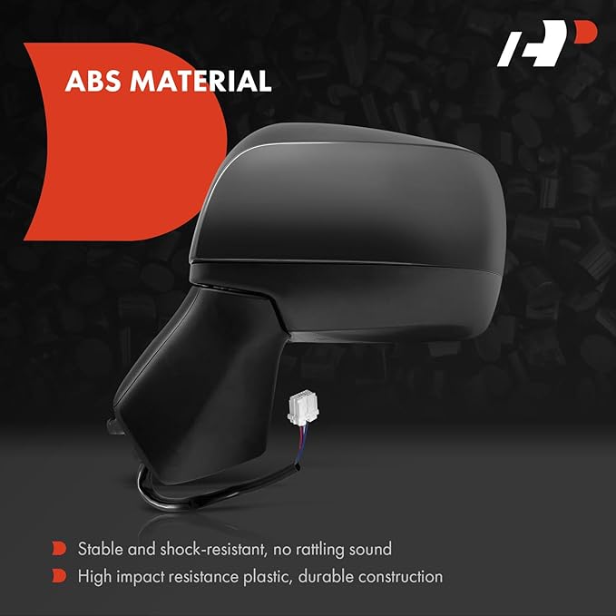 A-Premium Driver Side Power Door Mirror - Compatible with Subaru Forester 2014 2015 2016 2017 2018 - Non-Heated Manual Folding Black Outside Rear View Mirror - Replace 91036SG001