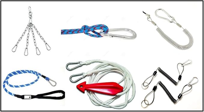 50 Pack and 100 Pack Bulk Heavy Duty Carabiner Snap Clip Hooks Black, Zinc and Stainless Contractors, Gyms, Fitness Centers, Business, Industrial