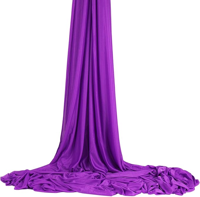 Deluxe L:5.5 Yards W:3 Yard Pilates Yoga Flying Swing Aerial Yoga Hammock Silk Fabric for Yoga Bodybuilding(5mx2.8m)