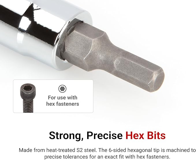 TEKTON 14 Inch Drive x 964 Inch Hex Bit Socket SHB02201