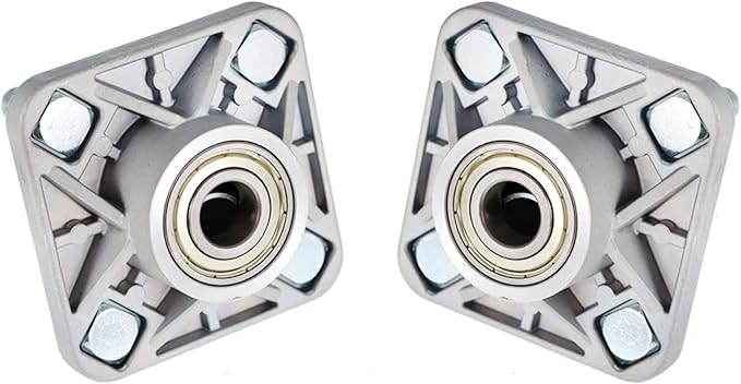 WFLNHB 2 Pack Front Wheel Hub Assembly with Bearings Replacement for Club Car Precedent Ds 2003.5 102357701
