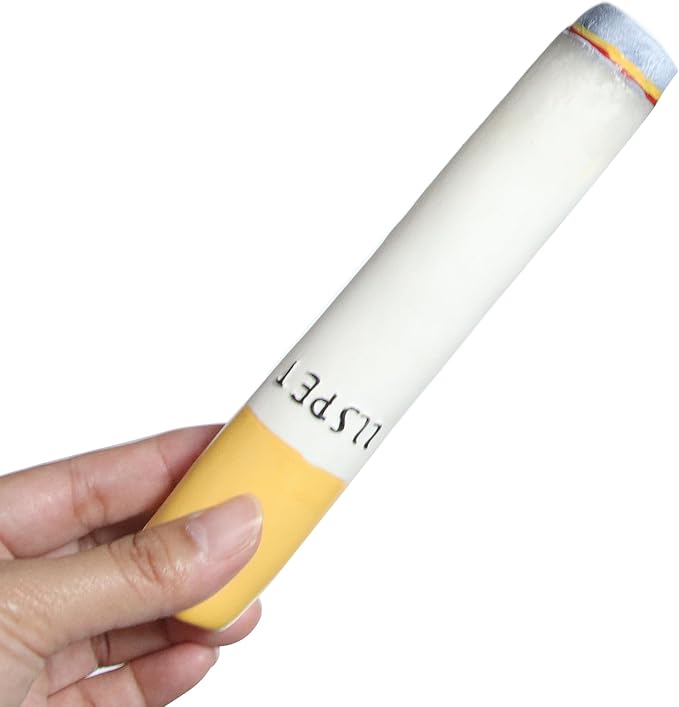 Cigarettes Cigar Squeaky Dog Toys, Latex Interactive Funny Weed Cigar Imitation Dog Chew Toys for Teething Puppy,Small and Medium Breeds