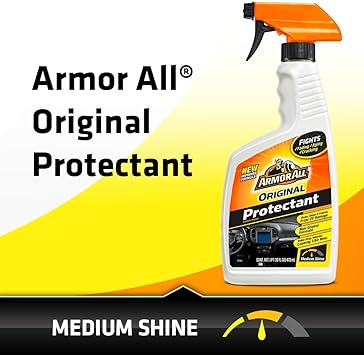 Armor All Original Protectant Spray, Car Interior Cleaner Protects and Preserves Car's Rich Look, 16 Oz