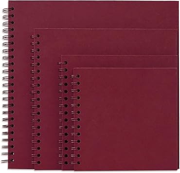 Yopih 12 x 12 Inch Hardcover Kraft Blank Page DIY Scrapbook Photo Album, 100 Pages (50 Sheets) - Perfect for Wedding Anniversaries, Family Memories, and Small Scrapbooking Projects