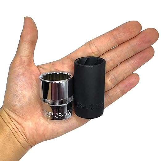 2 units of 12 inch 12 points of 0.906 in compatible with BMW models, splined plug with 0.748 in rotating nut plug, damaged nut lock extractor, rusty,