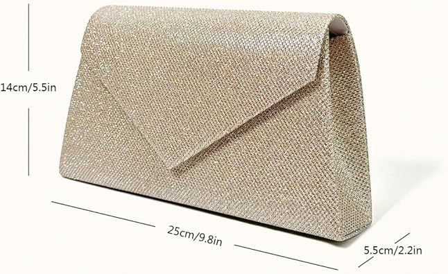 2024 Evening Bag Lady Purse Elegant Party Wedding Clutches Handbag Glitter Shoulder Bag Envelope Bags