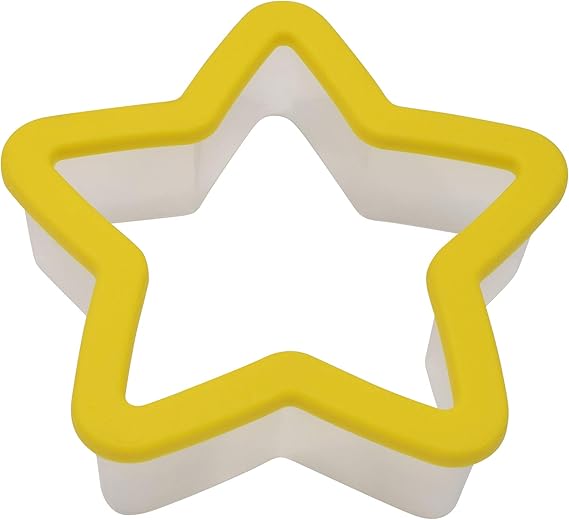 R M International Star Soft-Grip Cookie Cutter, One Size, Yellow