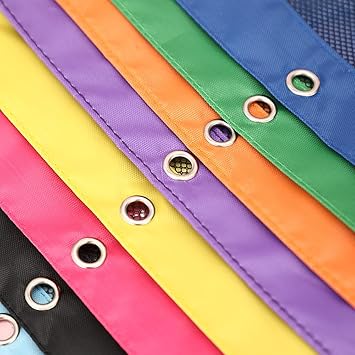 4 Pcs 3 Ring Binder Pencil Pouches Double Zipper Pencil Cases Clear Zippered Pencil Bags with Clear Window for 3 Ring Binder Office School Supplies Multi