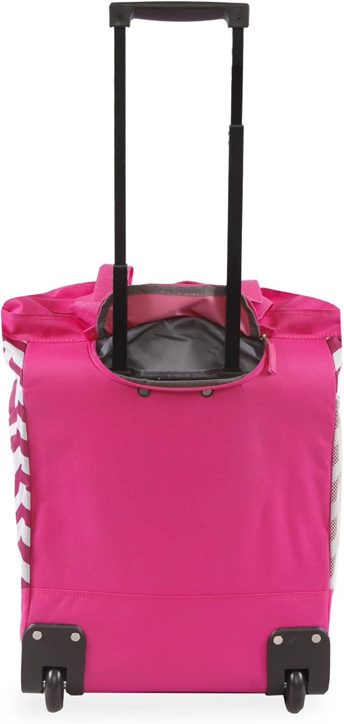 Pacific Coast Signature Large Rolling Shopper Tote Bag