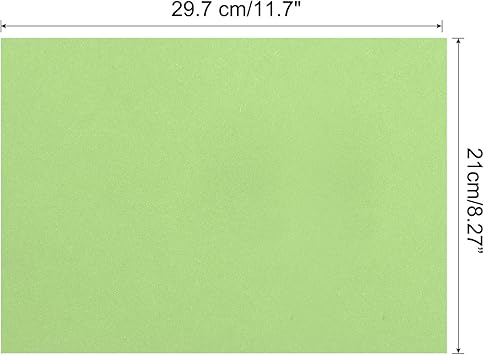 MECCANIXITY 50 Sheets Colored Copy Paper 8 12 Inch Printer Paper 22lb80gsm Light Green for Office Printing, Document Copying, Invitations, Forms, Art Projects