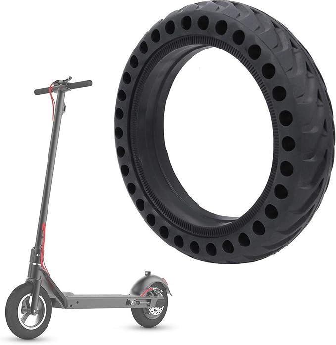 EVTSCAN 8.5inch Scooter Tire Explosion-Proof Solid Tyre Shock Absorption Holes Tire Wheel for M365 Electric Scooter Accessory