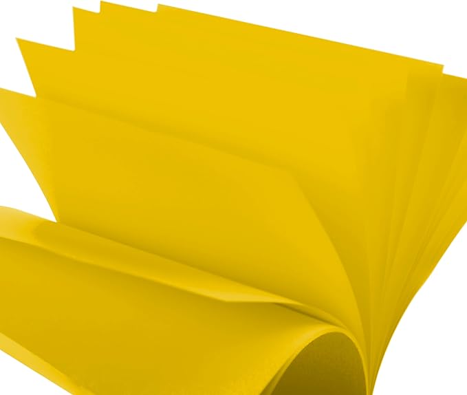 JAM PAPER Colored 24lb Paper - 90 gsm - 8.5 x 11 - Yellow Recycled - 50 SheetsPack