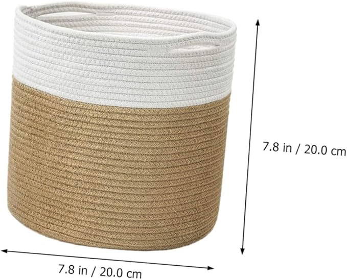 Exquisite Woven Storage Basket Multipurpose Household Flower Basket for Home Decor and Organization