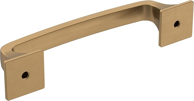 Amerock | Cabinet Pull | Champagne Bronze | 3-3/4 inch (96 mm) Center-to-Center | Ville | 1 Pack | Drawer Pull | Cabinet Handle | Cabinet Hardware