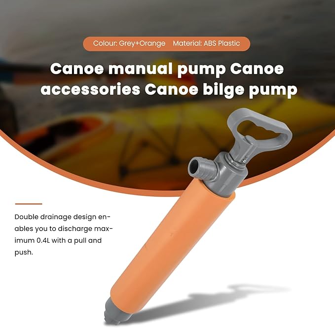 Kayak Bilge Pump Manual Water Pump Hand Pump Boat Hand Pump Bilge Pump for Kayaks Canoes and Boats Kayak Accessories