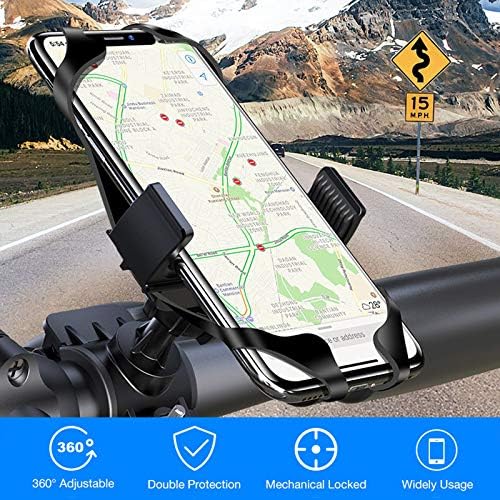 VALINK Bike Phone Mount 360 Degree Rotatable Motorcycle Cell Phone Mount Universal Cell Phone Bicycle Rack Handlebar Holder New