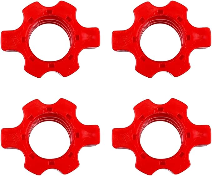 4 Pcs Dumbbell Bar Nut Barbell Fixing Accessories Home Gym Equipment Collar