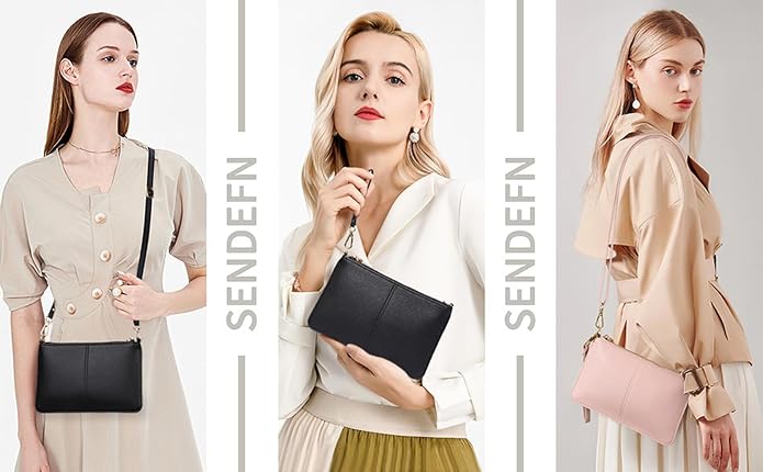 Genuine Leather Small Crossbody bags for Women mini Shoulder Bags Handbags Purses Wallet