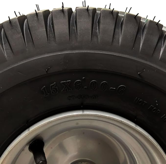 Proven Part Front Tire and Rim 15x6-6 For Craftsman For MTD For Cub Cadet