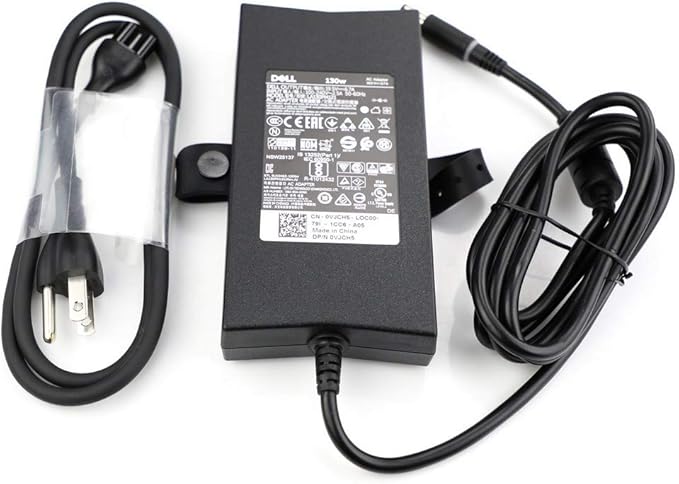Dell 130W Watt PA-4E AC DC 19.5V Power Adapter Battery Charger Brick with Cord