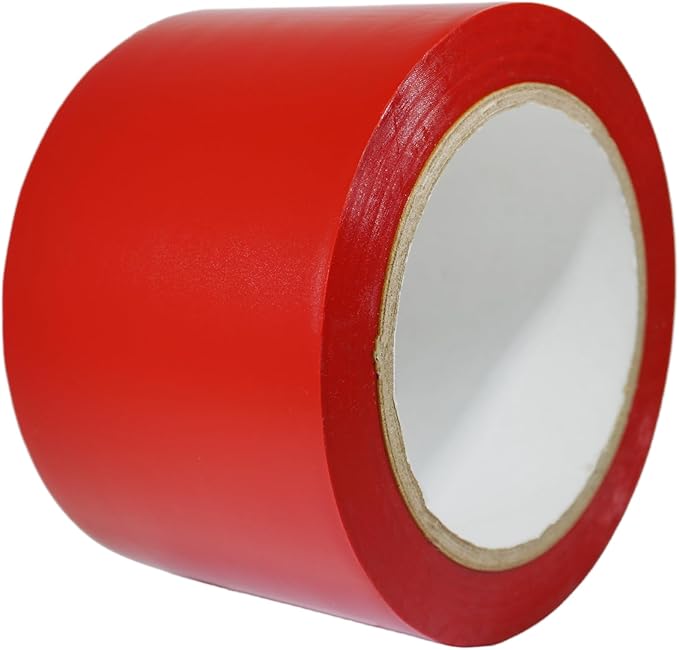 GGR Supplies T.R.U. CVT-536 Red Vinyl Pinstriping Dance Floor Tape: 3 in. Wide x 36 yds. Several Colors