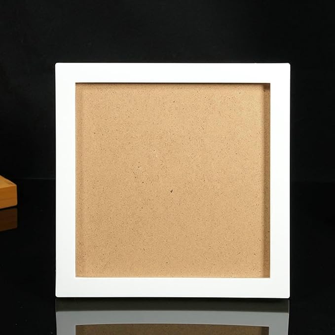 Frame 6.5x6.5 Made of Pvc White Picture Frame for Tabletop Display for Wedding