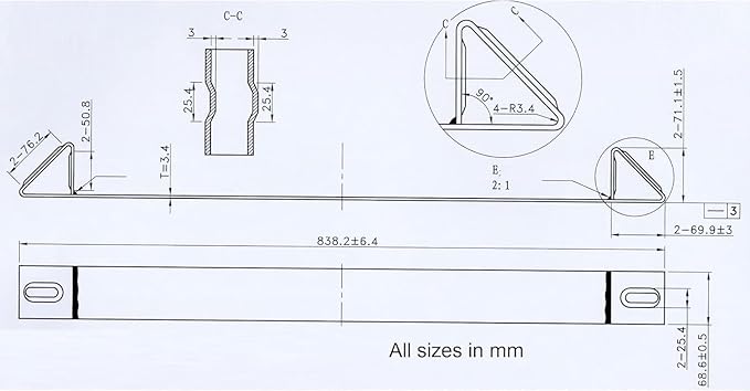 Torque 33'' Coil Rack 10 Gauge Steel Flatbed 33? Long Coil Rack Flatbed Trailer Steel Coils Rack (TRCS300)