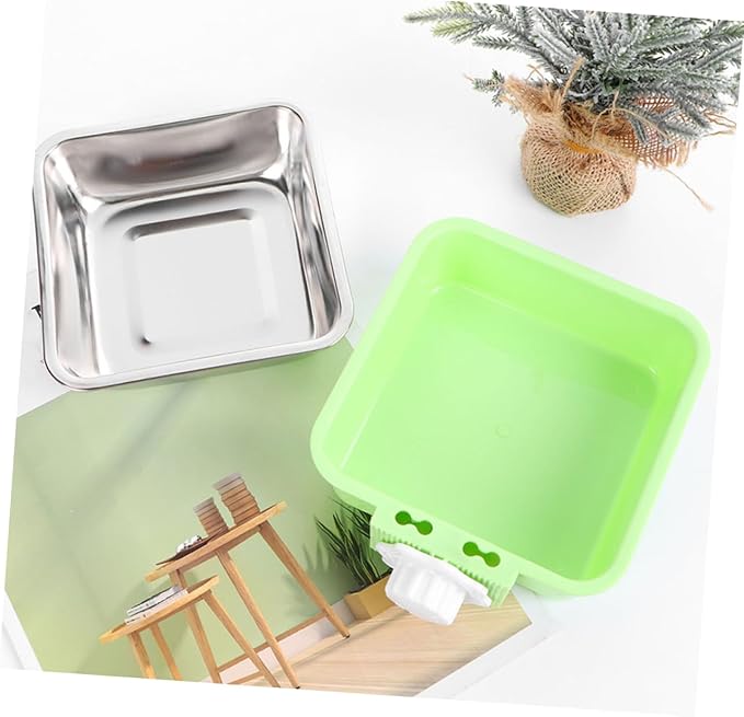 HEMOTON Hanging Dog Bowl Space Saving Pet Water Feeder for Dogs Cats and Rabbits Easy to Install and Resistant Crate Water Bowl Stylish Design