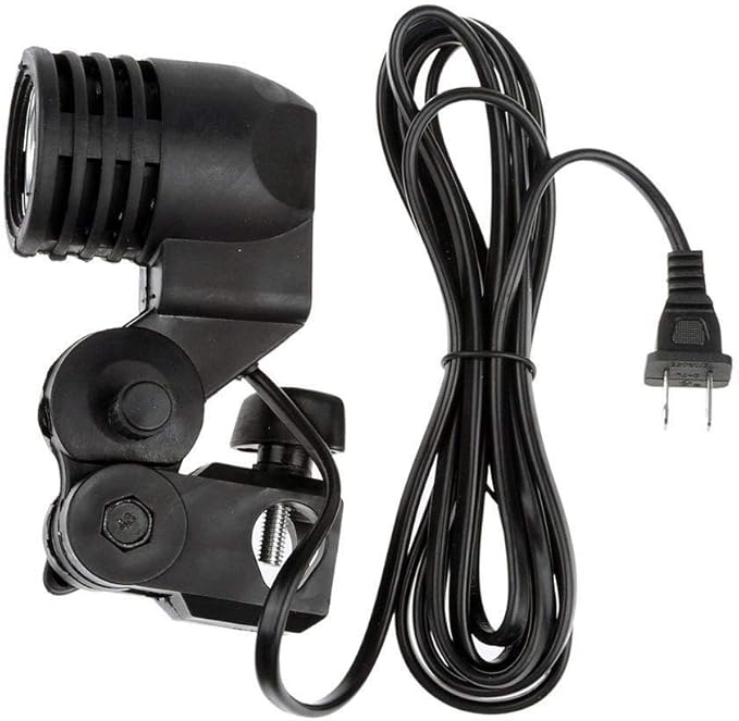 E27 Socket Lamp Bulb Holder Studio Photography Lighting Umbrella Swivel Adapter
