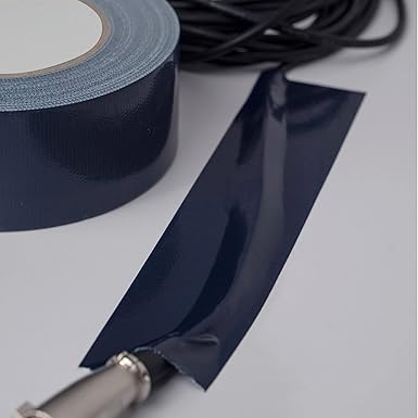 Navy Blue Duct Tape- 2 inches x 45 Yards, Heavy Duty Duct Tape, Waterproof, Resistant, NO-Residue, UV Blocking, Pack of 1