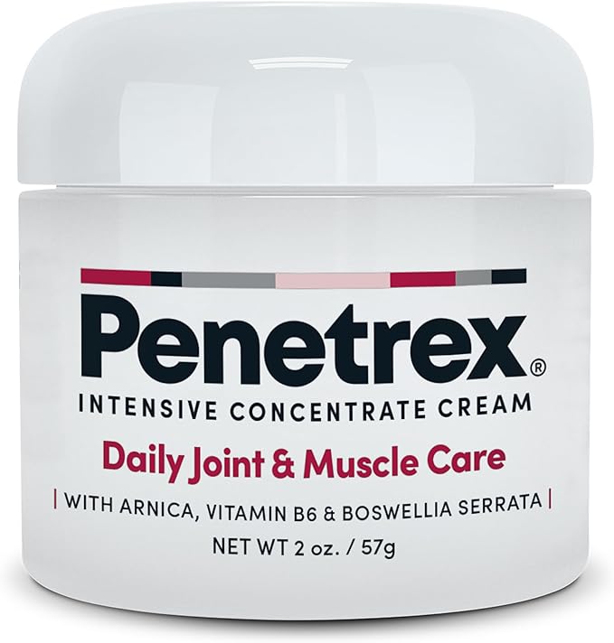 Penetrex Joint Muscle Therapy - Soothing Comfort for Back, Neck, Hands, Feet - Premium Whole Body Rub with Arnica, Vitamin B6 MSM Boswellia - Non-Greasy 2oz Cream