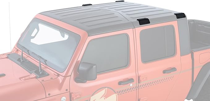 Rhino Rack Backbone Compatible with Jeep JT Gladiator - System for Mounting a Pioneer Platform (RJTB1) Black