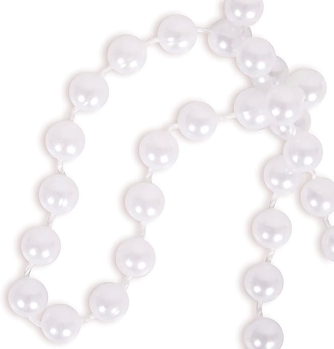 Kangaroo Flapper Beads - 48" Pearl Necklace