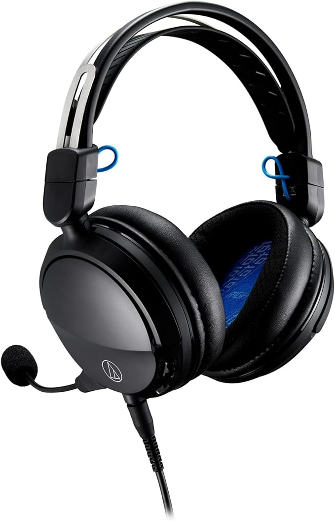Audio-Technica ATH-GL3BK Closed-Back Gaming Headset, Black