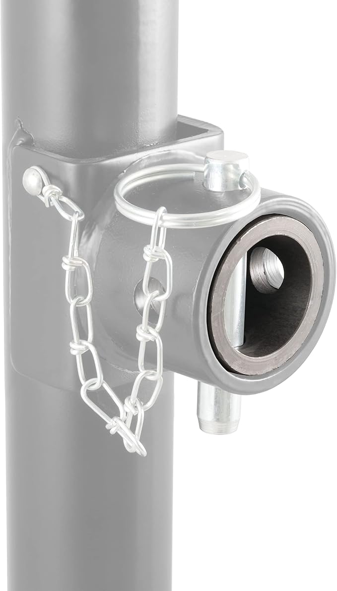 CURT 28943 Replacement Swivel Jack Male Pipe Mount, 58-Inch Pin Hole