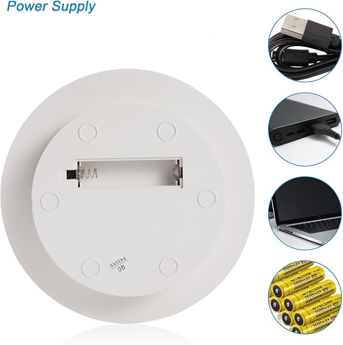 Rotating Display Stand Turntable Stand Spinning Stand for Product Shows White