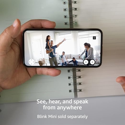 Blink Mini Pan-Tilt Mount Rotating mount accessory for Mini indoor plug-in smart security camera (White)