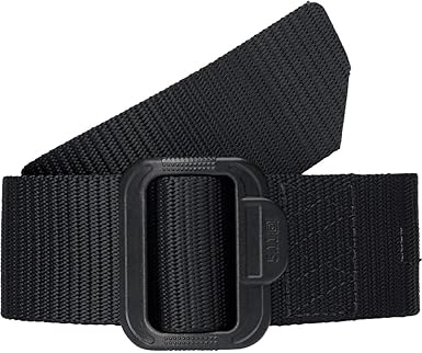 5.11 Tactical Men's 1.75 Inch TDU Belt, Fade and Fray Resistant, Style 59552, Black, Large