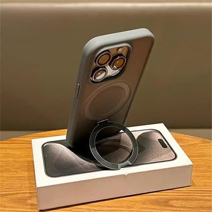 Magnetic Phone Case for iPhone 15 14 13 12 11 Pro Max Plus Stand Wireless Charge Camera Protector Ring Cover,Purple,for iPhone 13Pro Max