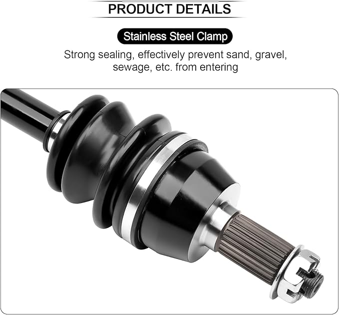 Front LR CV Axle For 2009-2010 For Polaris Ranger 500,2010-2017 For Polaris Ranger 800,2010-2012 For Polaris Ranger Crew 800,2012-2013 For Polaris Ranger Crew 900,2010-2012 For Polaris Ranger XP 800