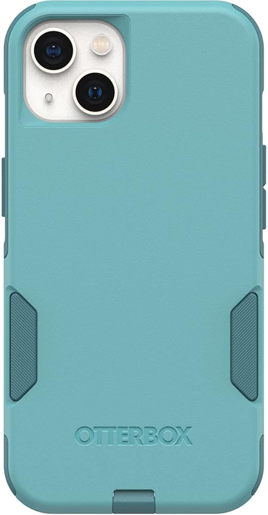 OtterBox iPhone 13 (ONLY) Commuter Series Case - RIVETING Way, Slim & Tough, Pocket-Friendly, with Port Protection Teal