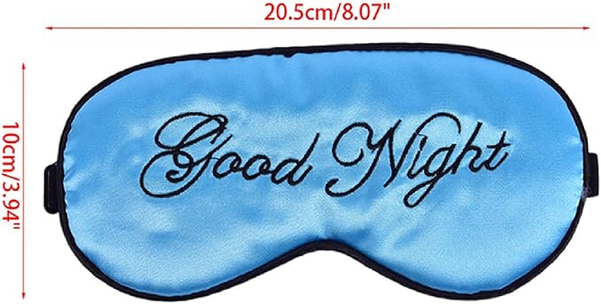 Sleep Cover Silk Soft Plush Eye Cover, Adjustable Strap Sleeping Eye Blinder Night Eyeshade Cover for Sweet Sleep Travel Nap Dry Puffy Eye Relax 1PCS Black